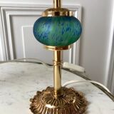 Pair of vintage murano glass lamp