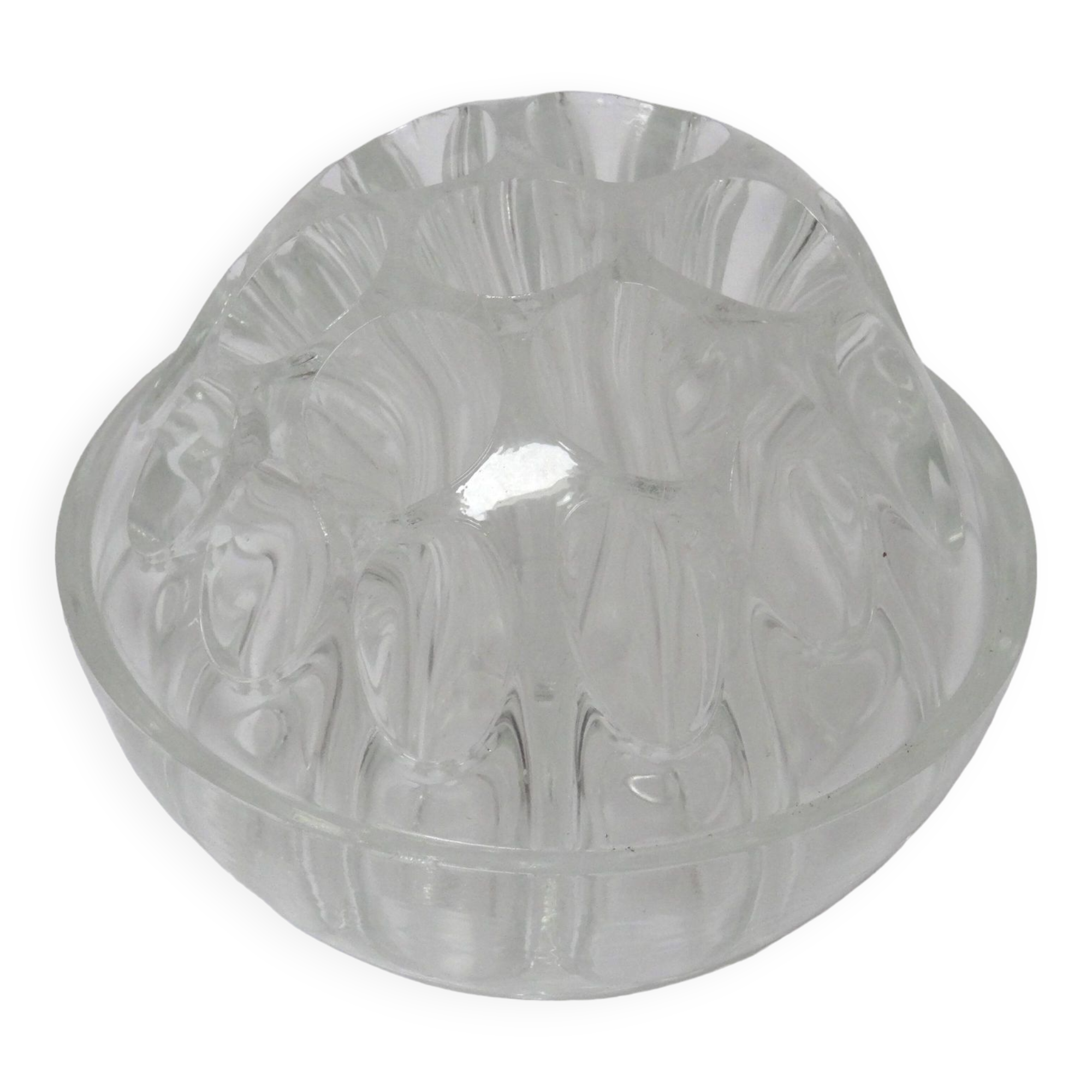 Vase pique fleurs 19 trous en verre