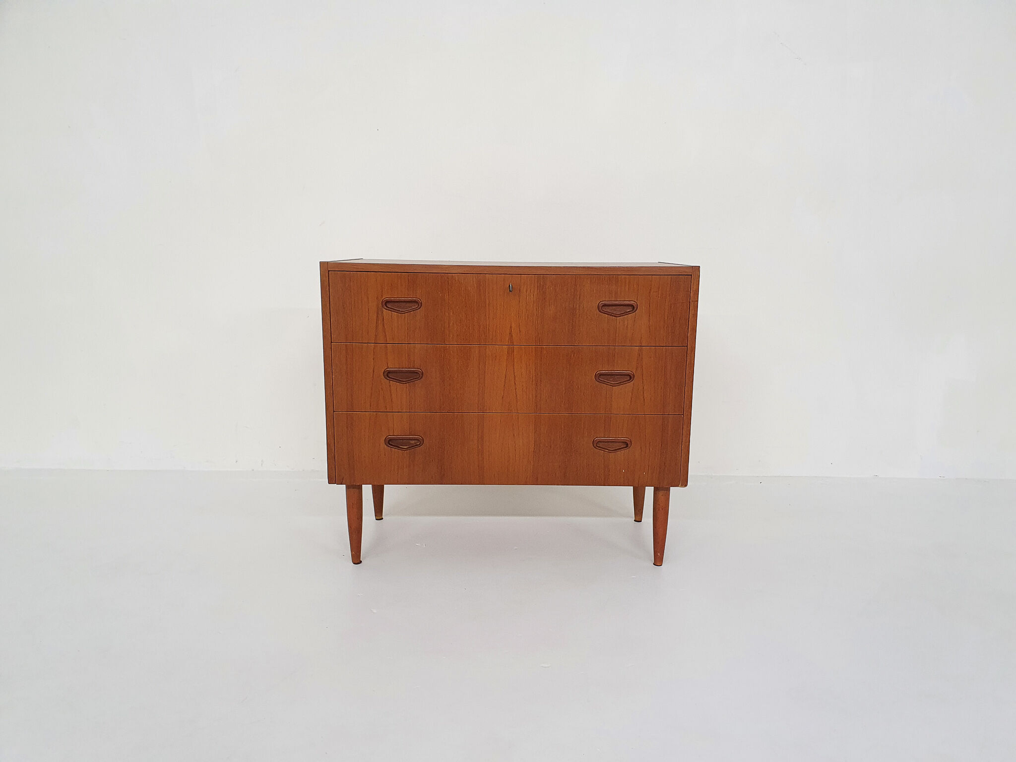 Scandinavian modern teak chest of drawers, Sweden 1960's