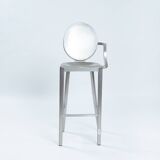 Philipe Starck Kong one arm aluminium barstool,1980s