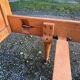 Read a vintage wooden and cane bed, with compass legs – mattress 80 × 190 cm.