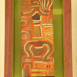 Panneau d’applique murale de style futuriste, années 1950
