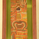 Panneau d’applique murale de style futuriste, années 1950