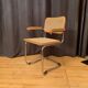 Chair with raffia, Italy, 1980s