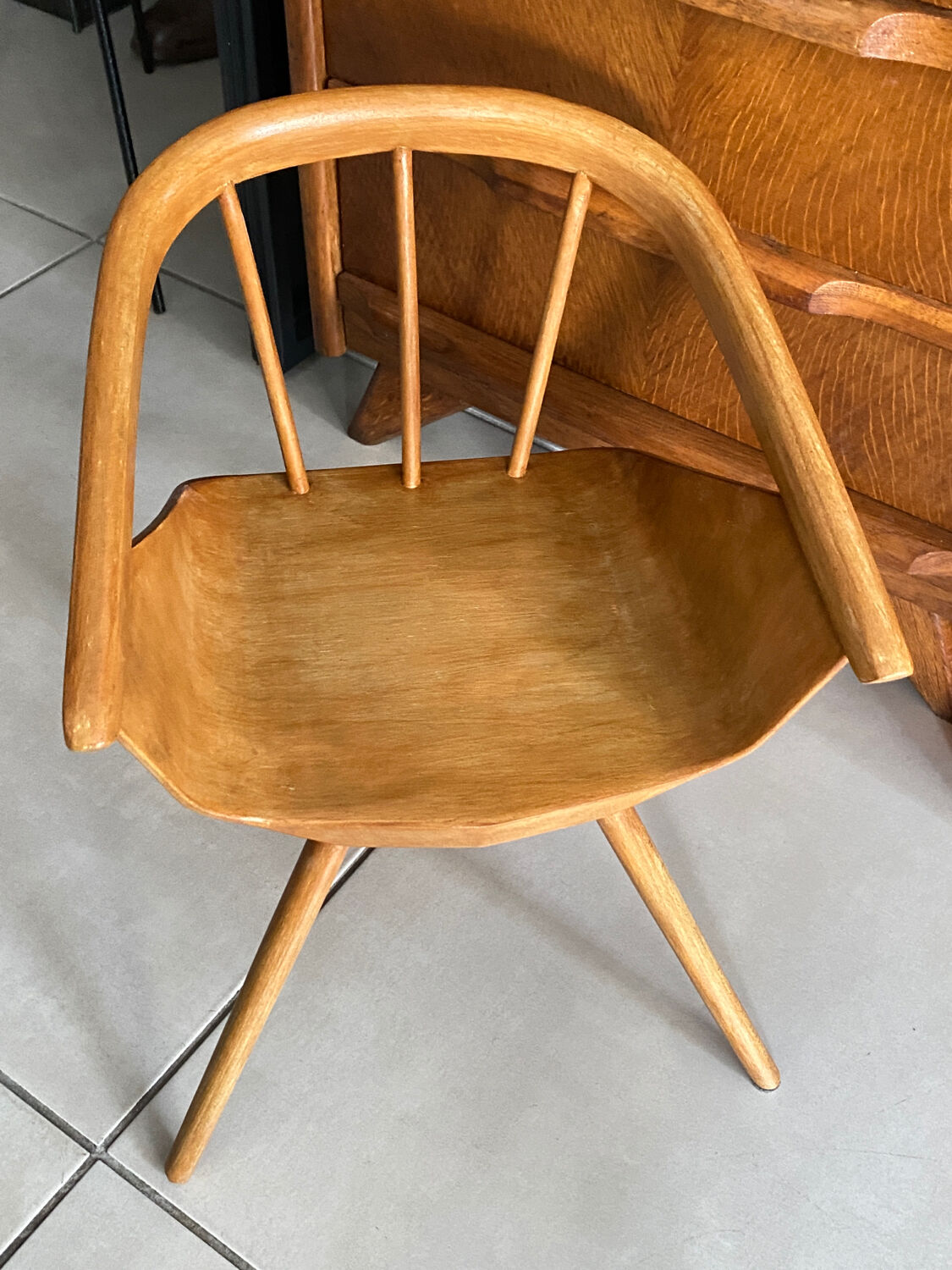 Baumann design children's armchair