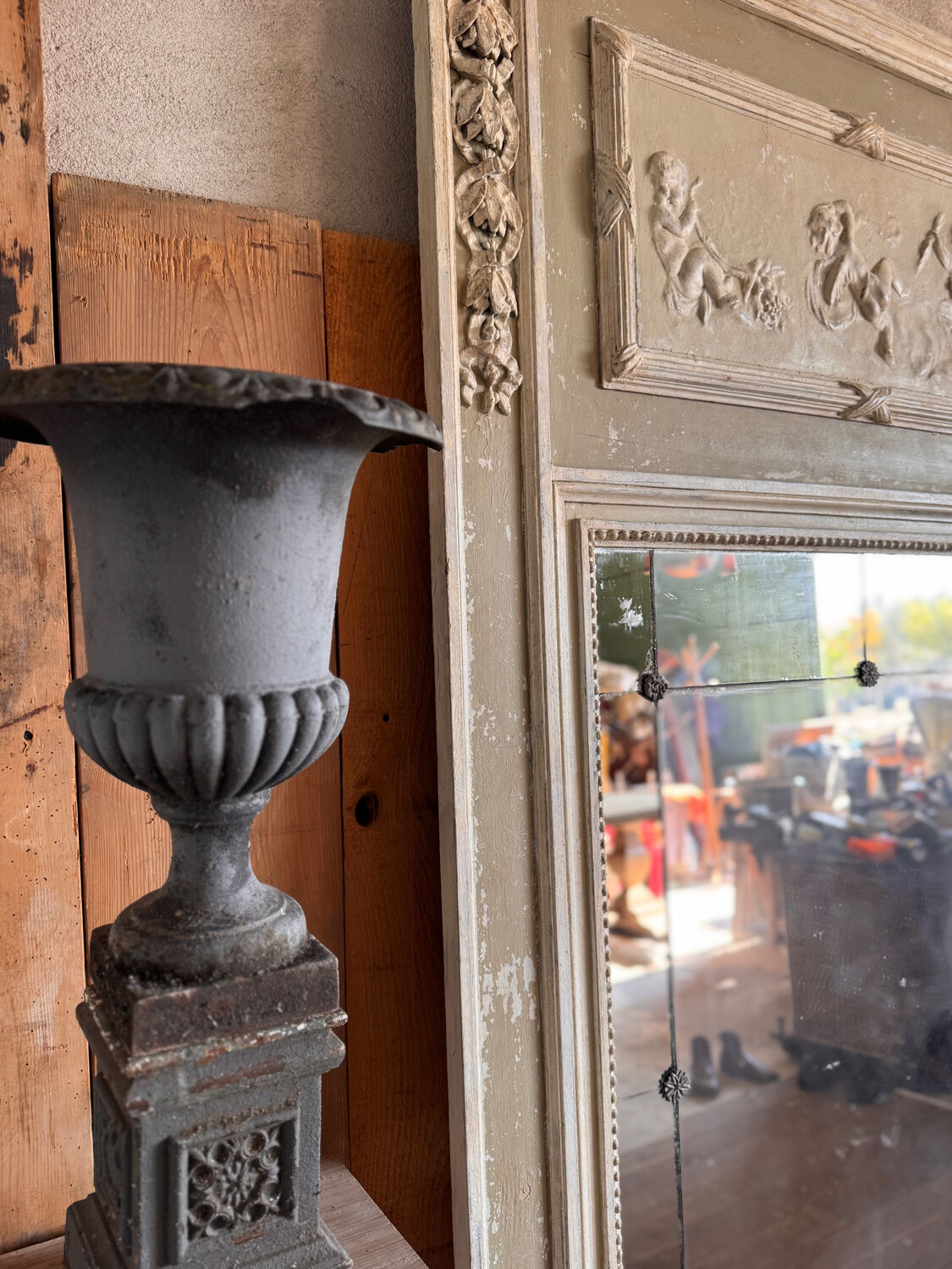 Large trumeau mirror from a château