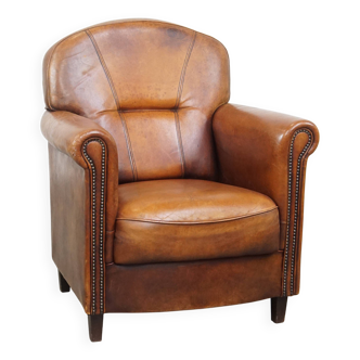 Fauteuil en cuir de mouton