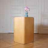 90s laminated wood folding storage unit