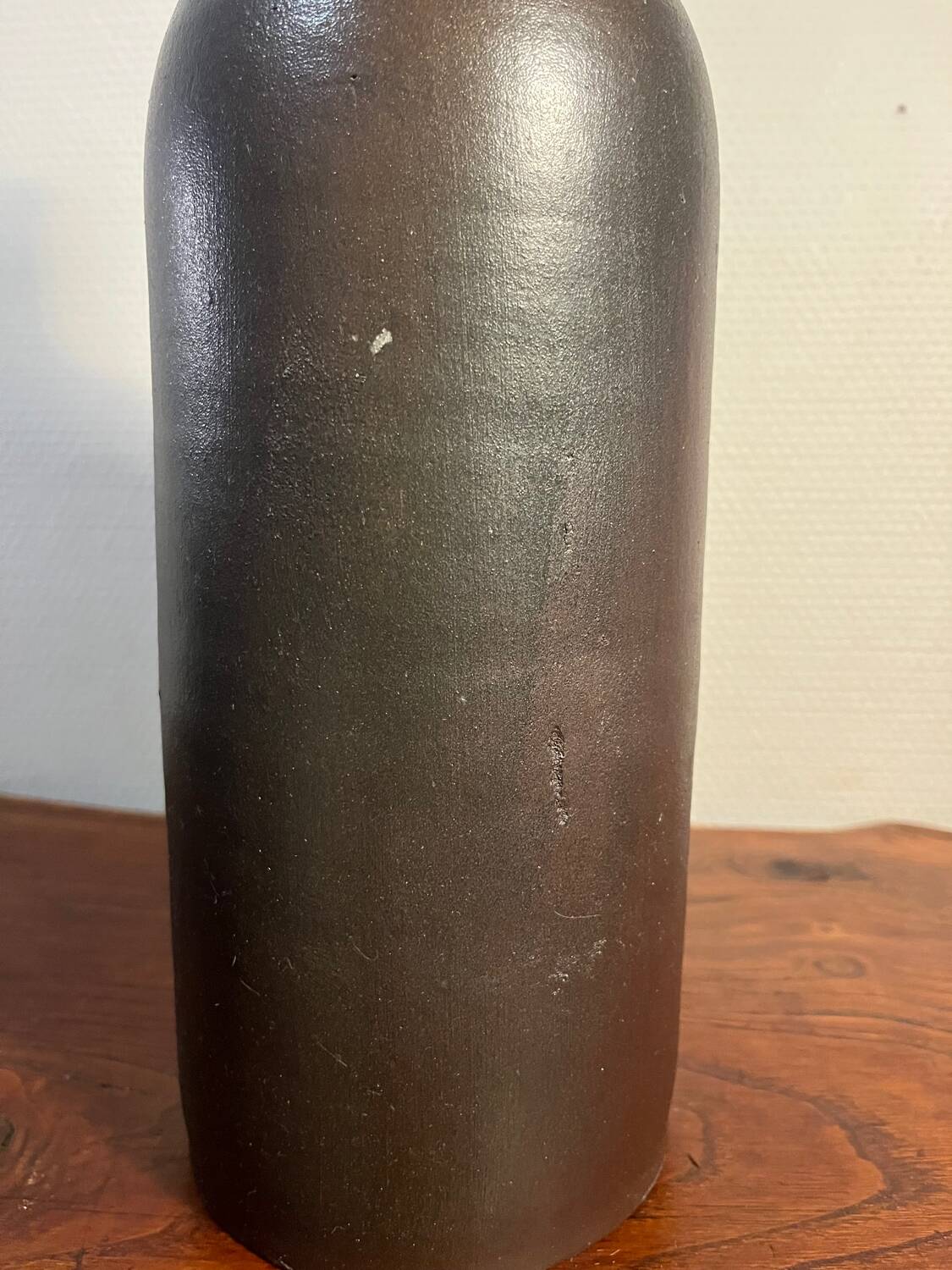 Stoneware pitcher vase Jean Dubost 1950