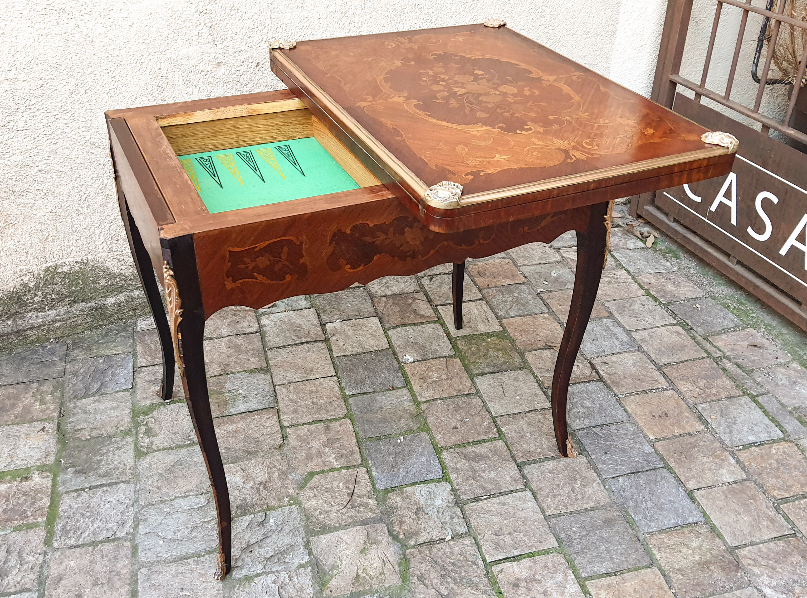 Game table Tric Trac Louis XV