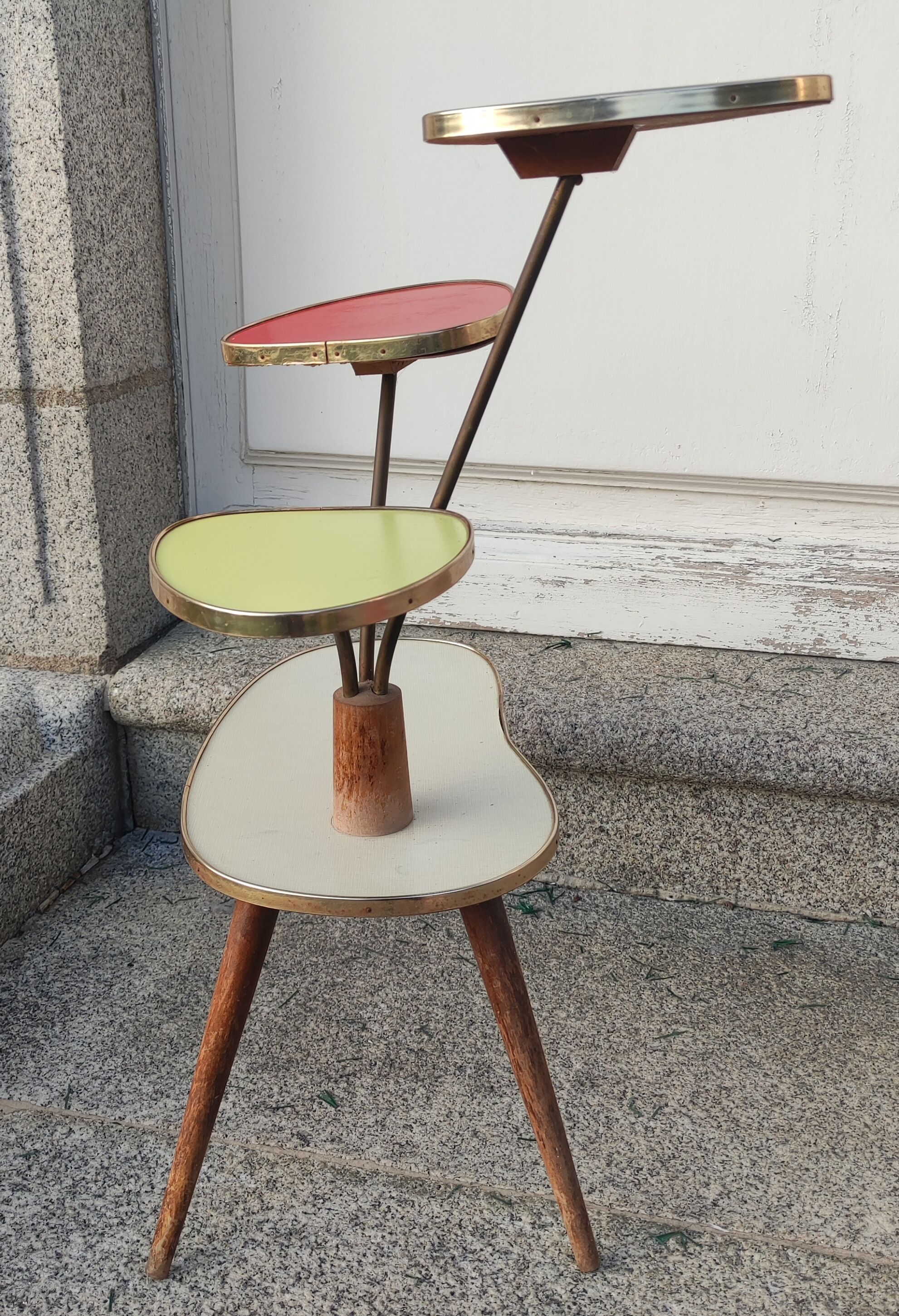 1950s tripod plant holder