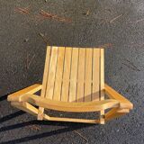 Wooden folding chair 1980