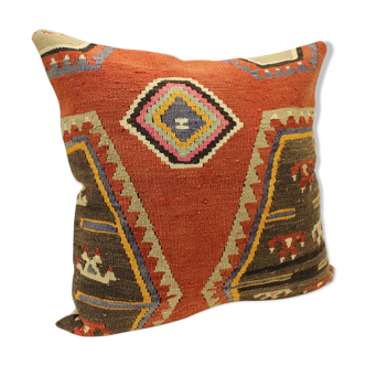 60x60 cm kilim cushion,vintage cushion cover