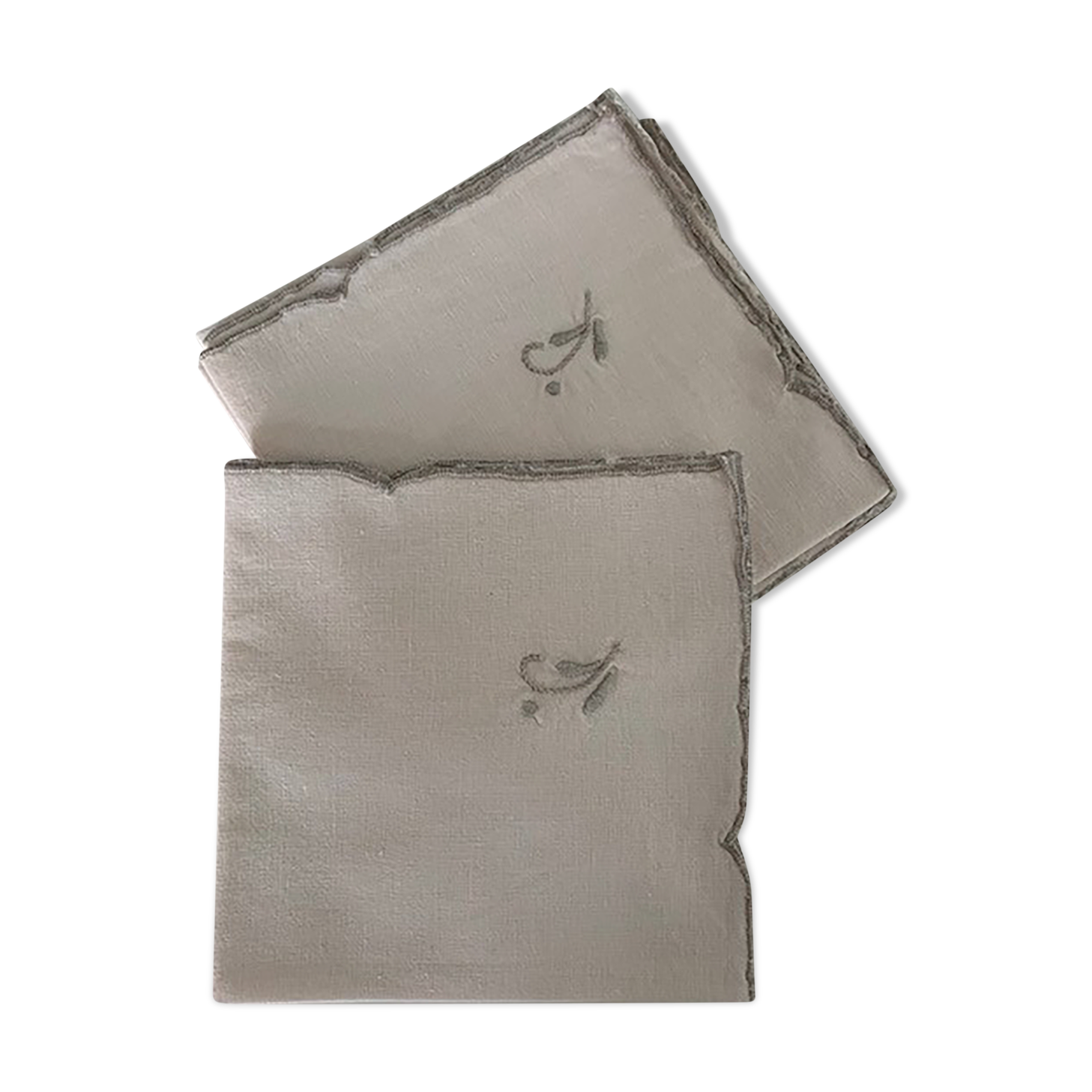 6 embroidered towels