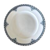 Large antique serving dish in Saint-Amand earthenware (Nord)