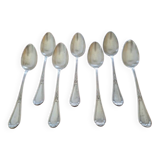 Christofle, Paris - Set of 7 dessert spoons - Empire style