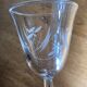 Set de 10 verres à vin gravés