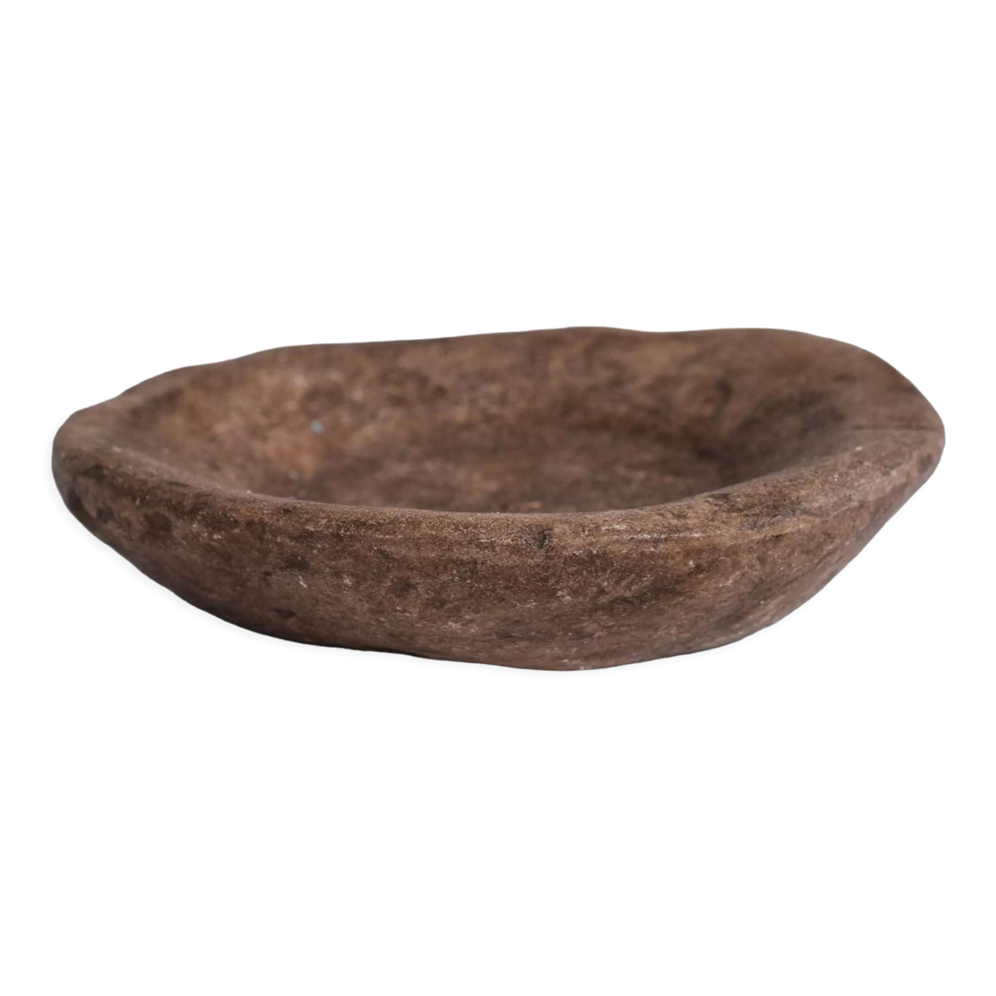 Nepalese marble or stone small primitive bowl