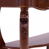 Mahogany console with marble top, France, circa 1880. After renovation.