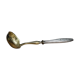 Filled silver cream ladle