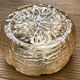 Vintage amber glass ceiling lamp