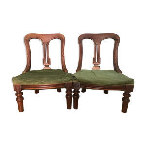 Paire de chaises anglaises