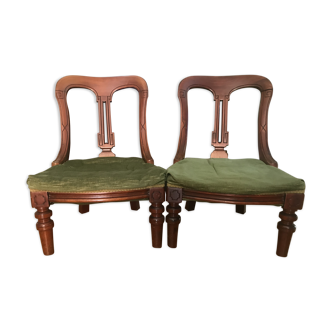 Paire de chaises anglaises