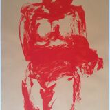 Original lithograph on paper by Claude Garache, untitled, circa 1970