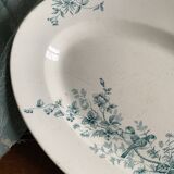 Plat Ovale terre de fer Longwy