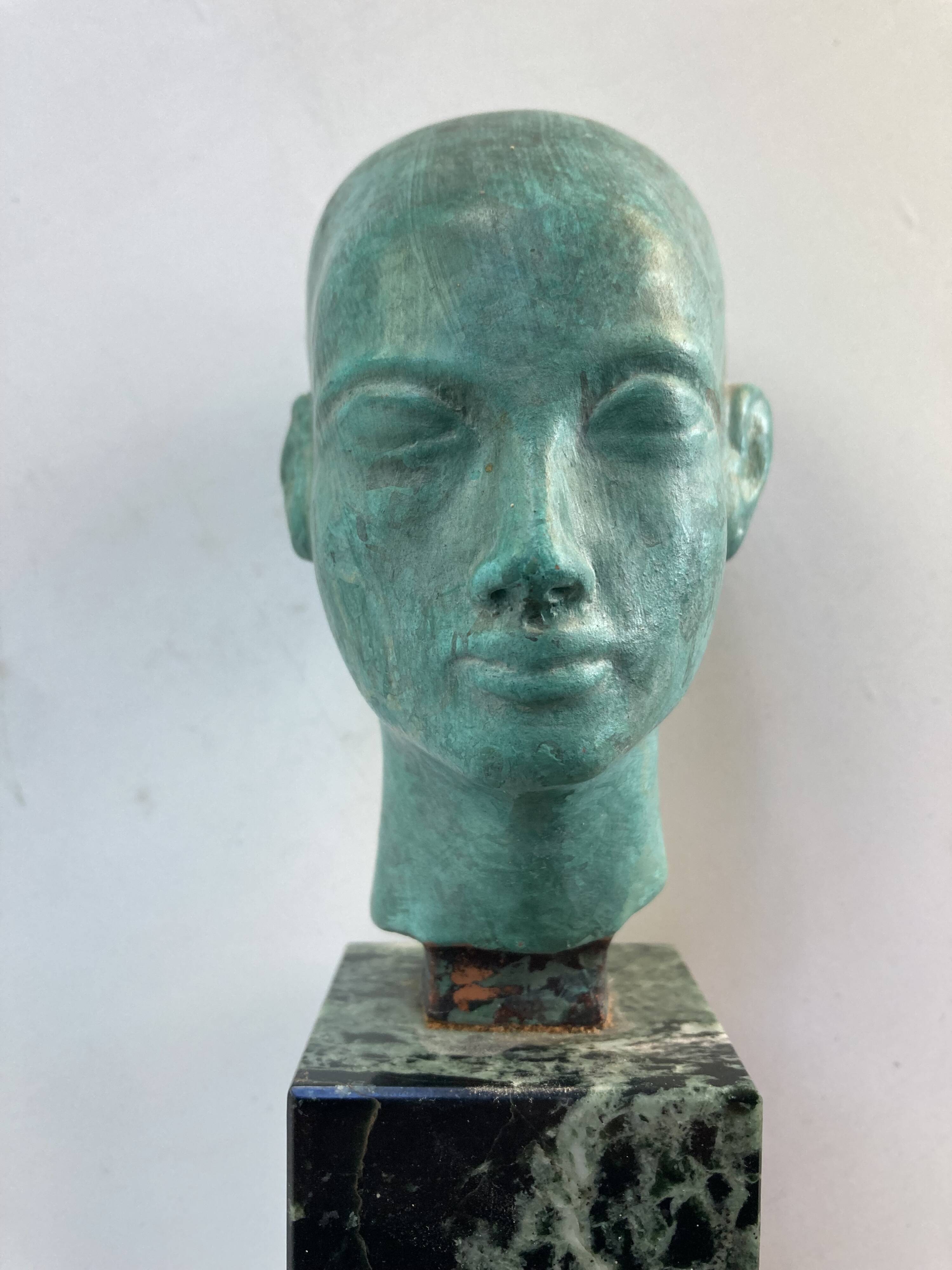 Egyptian head bust