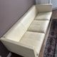 Erik Jørgensen EJ50 Sofa Danish Design - cream white leather, 3-seater