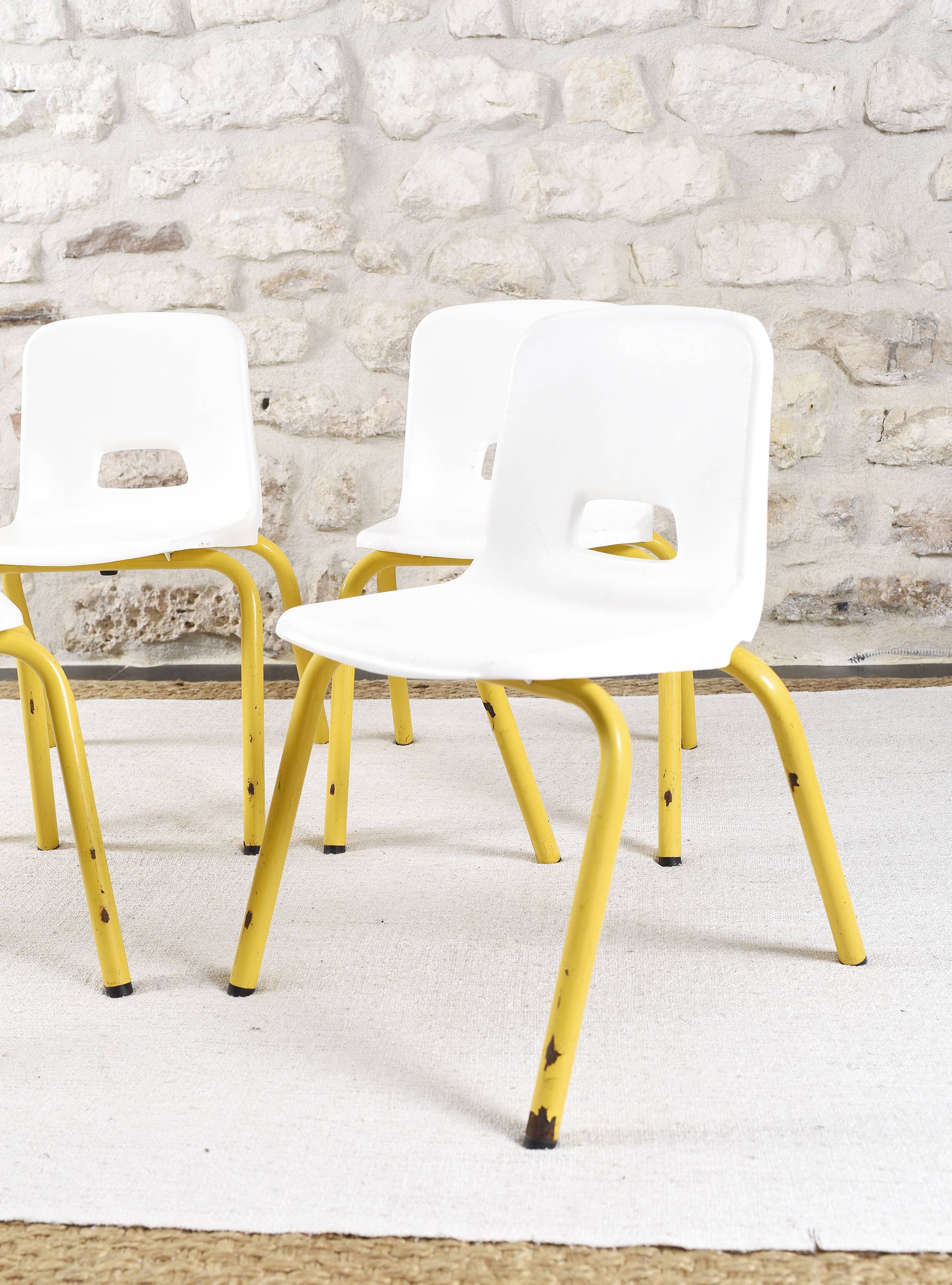 4 PROINCO nursery school chairs from the 70s