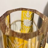 Bohemian crystal vase