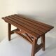 Bench vintage oak Annees 60