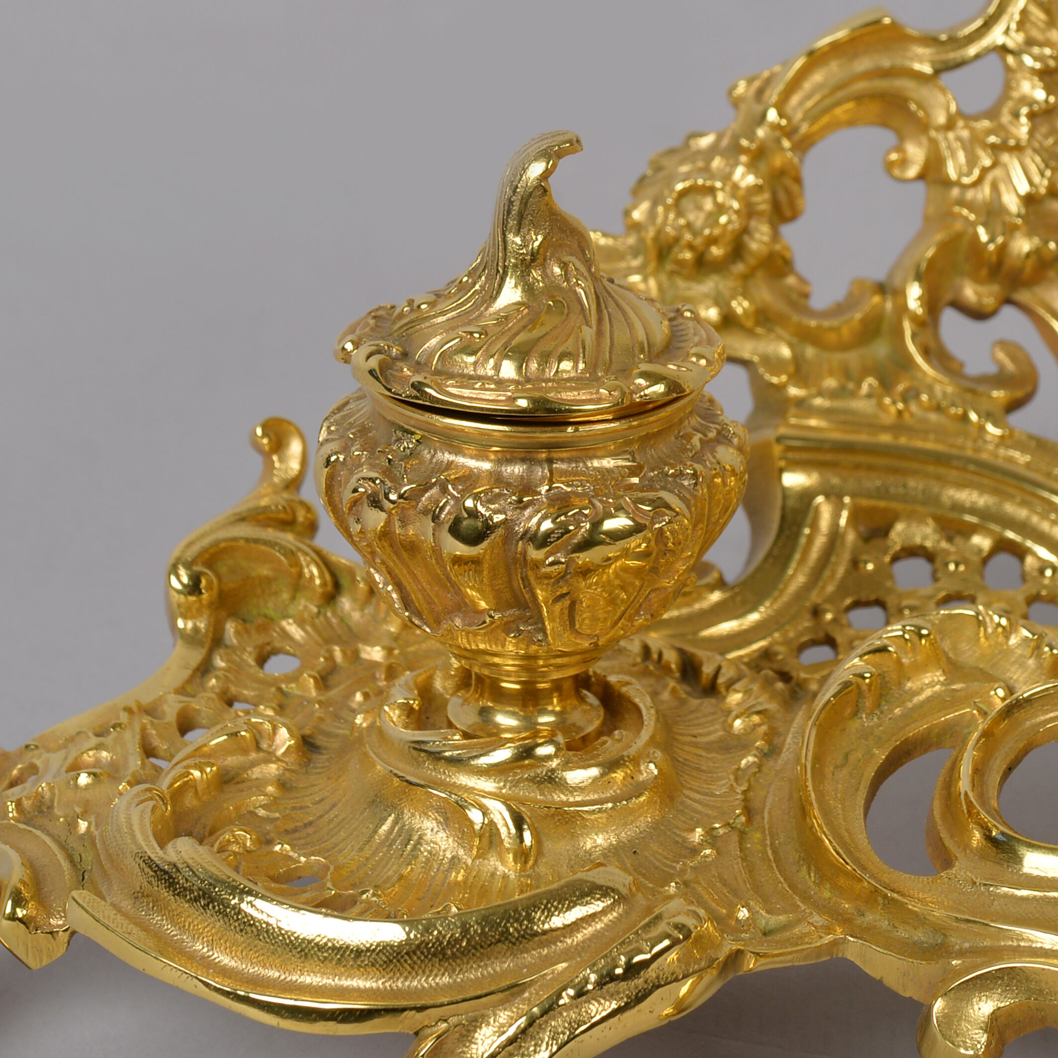 Gilded bronze writing board