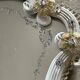 Murano glass mirror wall light
