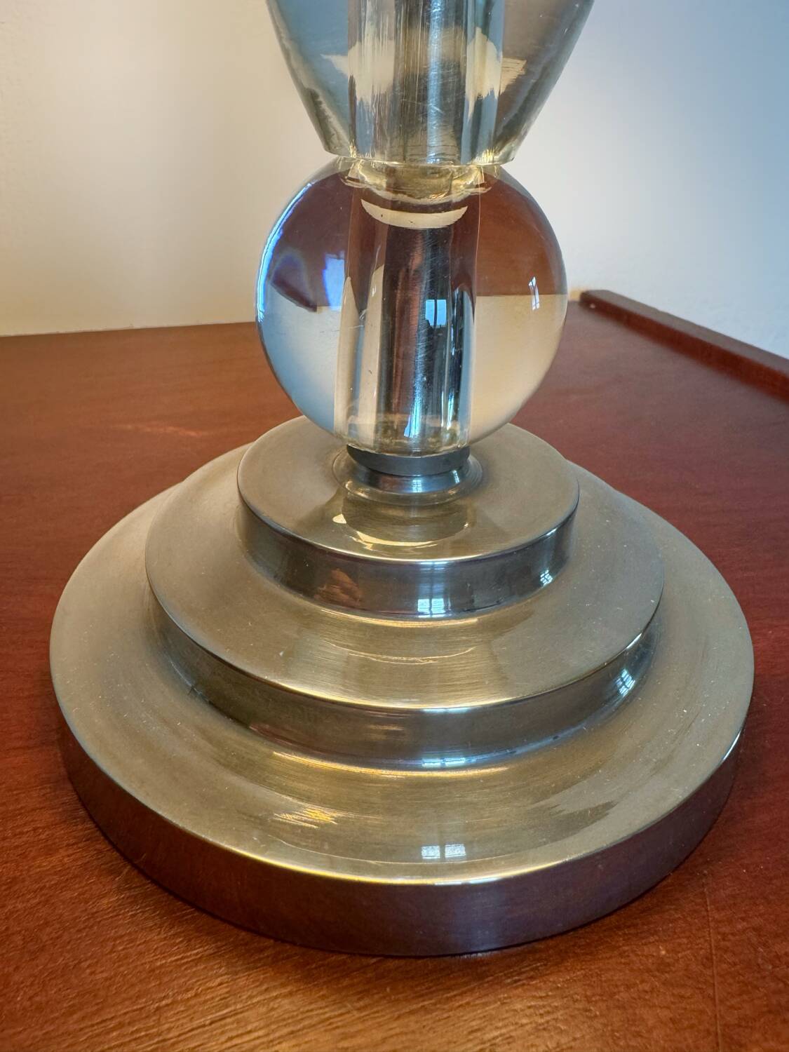 Crystal lamp from the 50s