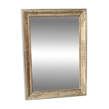 Wood and gilded stucco mirror, 19th century, 115 x 61.5 cm.