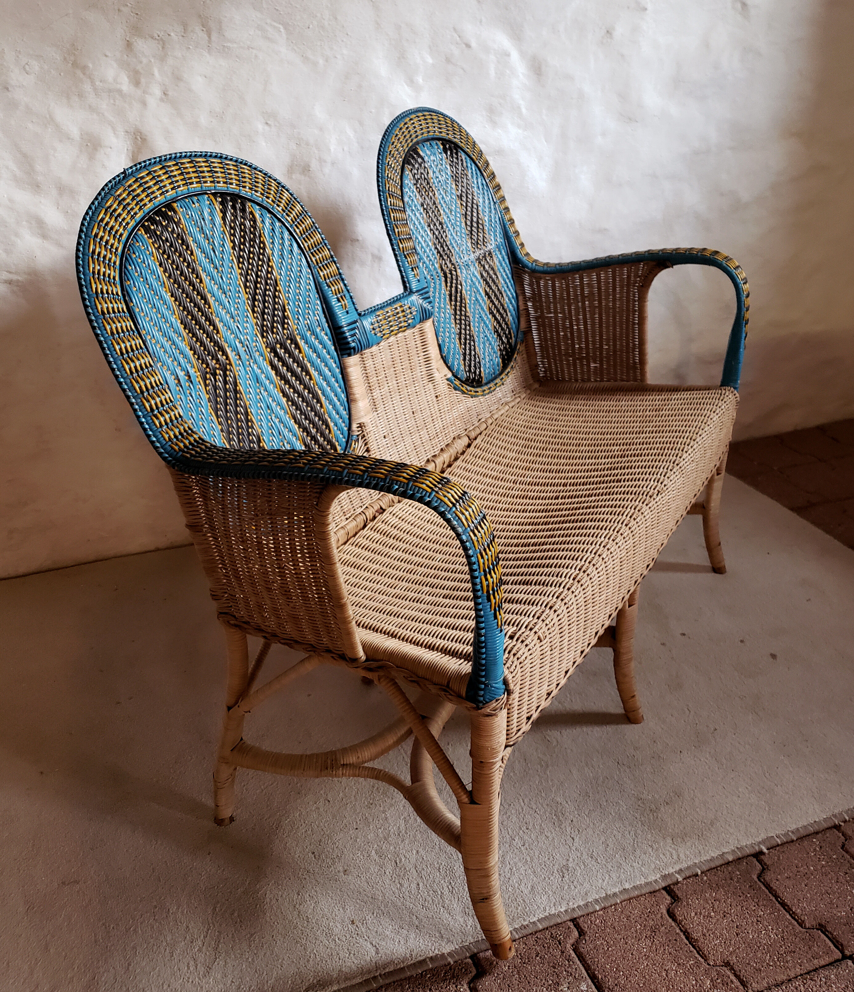 1930 rattan lounge set
