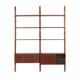 Teak modular shelving unit, Danish design, 1960s, made in Denmark