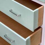 Commode pieds compas vintage 1950