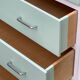 Vintage 1950s compass foot chest of drawers