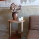Round side table