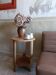 Round side table