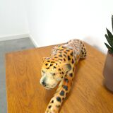 Porcelain statue leopard vintage