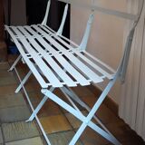 Ancien banc en métal