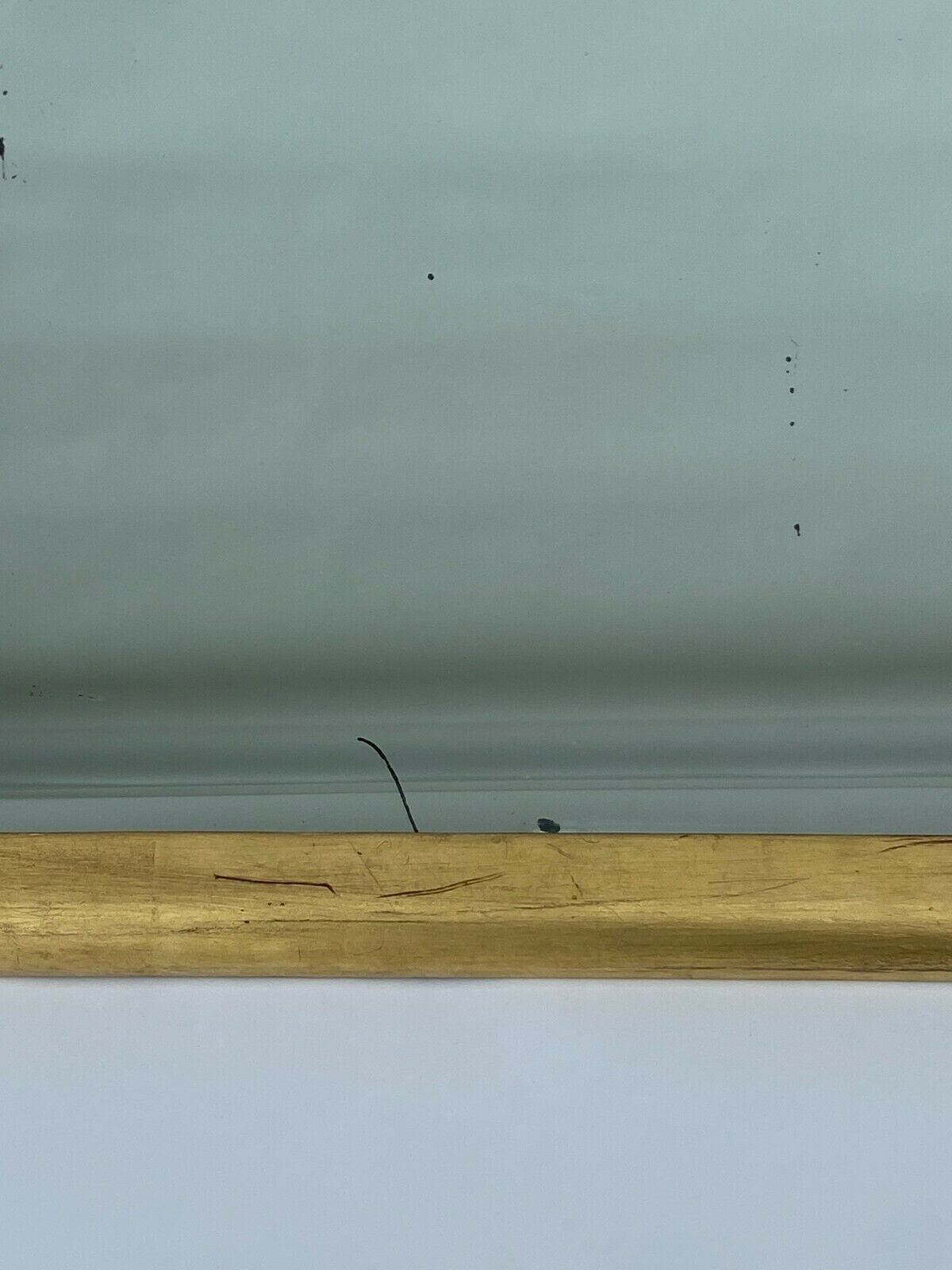 Rectangular mirror dore bevel 1960 47x135cm