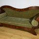 Canapé en Ronce d’Acajou, style Biedermeier – Fin XIXe