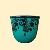 JACQUET (Paul, 1883-1968) flowerpot SAVOIE ceramics decorated with Fuchsias 1925