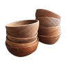 Lot of wooden bowls from Togo
